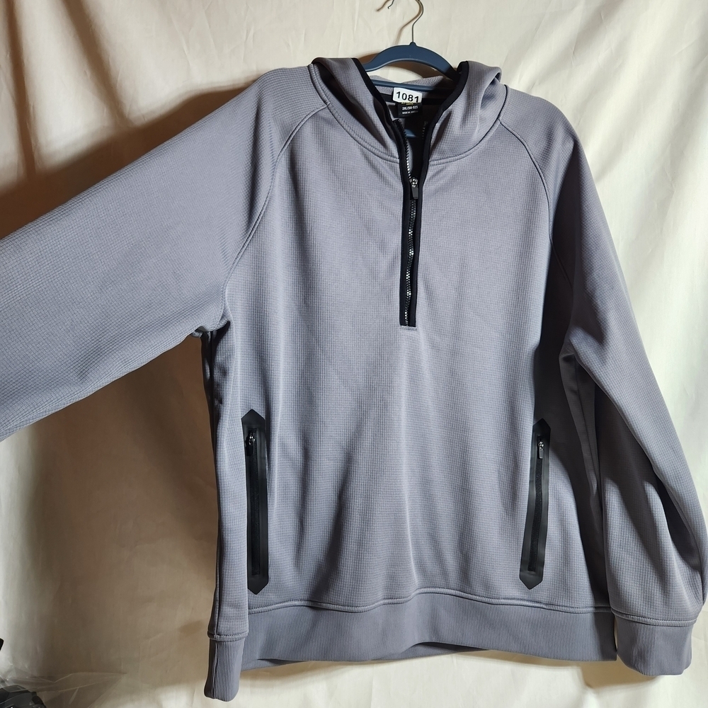 Athletic Works 2XL Gray Fleece 1/4 Zip Pullover